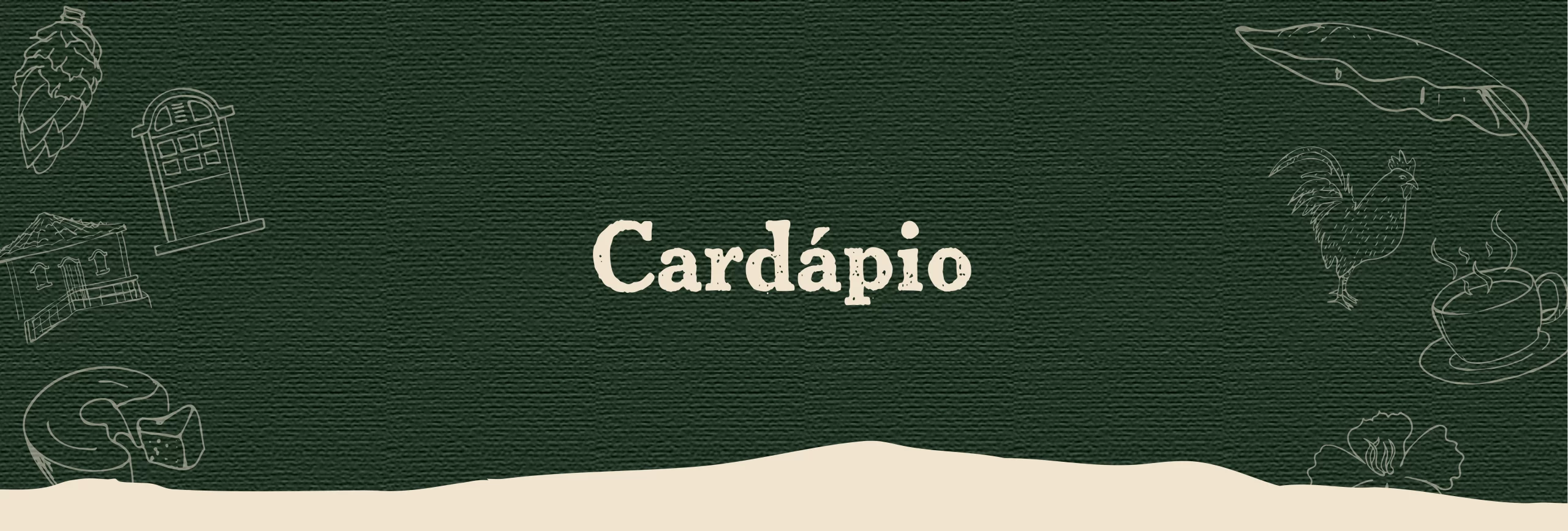 cardápio banner